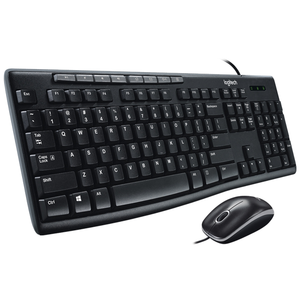 Combo Bàn phím có dây + Chuột có dây LOGITECH MK200